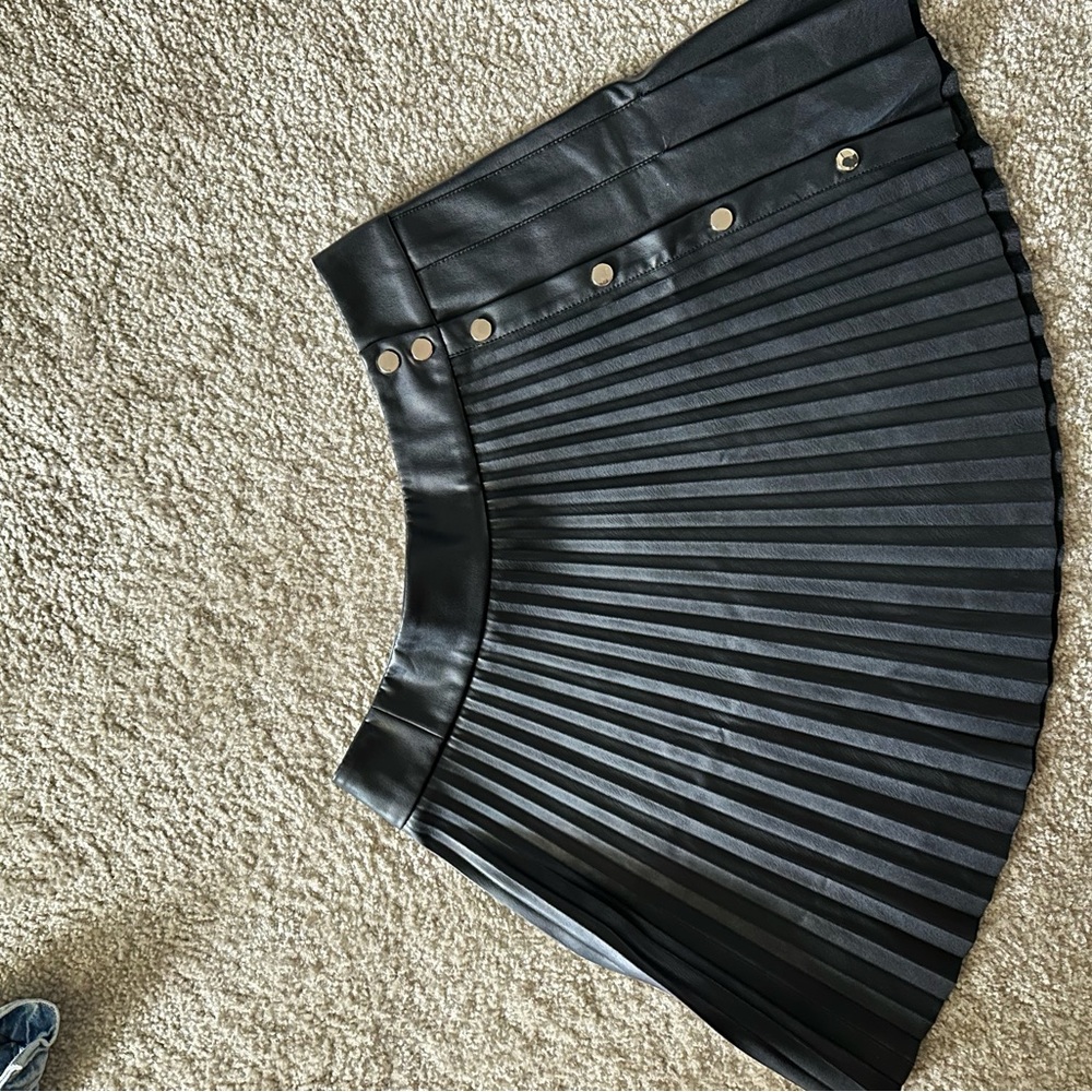 Leather skirt